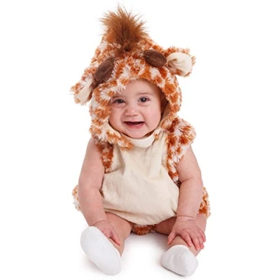 Image of Dress Up America Giraffe Baby Infant Halloween Costume Beautiful Set for Role Play