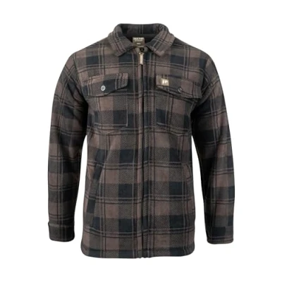 Image of JACK PYKE Tundra Shirt Brown Check XXL
