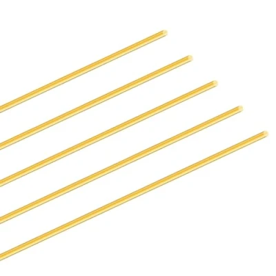 Image of iMeistek 2.5mm Brass Rod,350mm Length Round Metal Straight Pin Rods for Handle Pins RC Models DIY Crafts (5PCS)