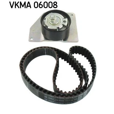 Image of 1276180KA0, 1281180KA0 Timing belt kit SKF VKMA 06008 133 with rounded tooth profile RENAULT: MEGANE 3 Coupe, SCENIC 3, Grandtour