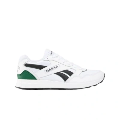 Image of Reebok Unisex GL1000 Sneaker, FTWWHT/CBLACK/DRKGRN, 3 UK