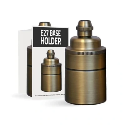 Image of LEDSone Vintage Bulb Socket Lamp Holder Industrial Edison E27 Light for DIY Pendant Wall Ceiling Hanging 1Pcs