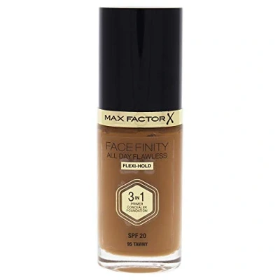 Image of Max Factor Facefinity 3 in 1 All Day Flawless Liquid Foundation, SPF 20 95 Tawny, 30 ml (Packaging May Vary)