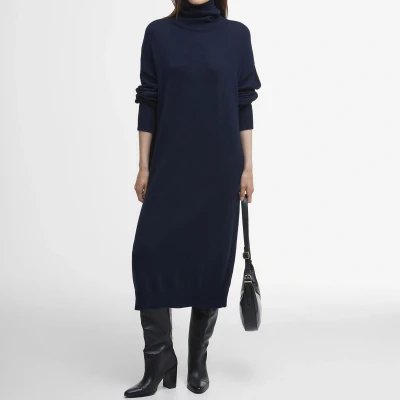 Image of Barbour Cassandra Cotton Blend Knitted Dress L
