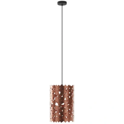 Image of Lucande pendant light Aeloria, copper, Ø 25 cm, iron, E27