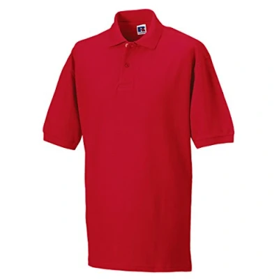 Image of Russell Europe Classic Cotton Pique Polo Red XL