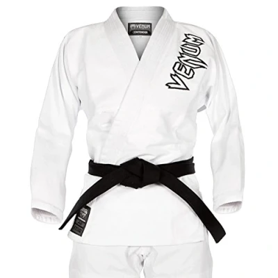 Image of Venum Men&#039;s Contender 2.0 Brazilian Jiu Jitsu Gi Suit, White, A2