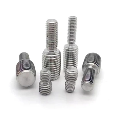 Image of 1/2/5pcs Thread Adapter Male to Bolt M3 M4 M5 M6 M8 M10 M12 M14 M16 M20 304 Stainless Steel Double Head Transfer Screw Full (Size : 2pcs M8x25 M14x25)