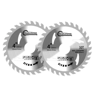 Image of 4&quot; angle grinder Circular Saw blade 30 Teeth Woodworking Saws Carbide for 100mm wood cutting