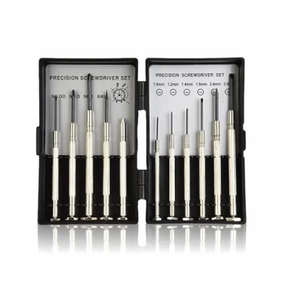 Image of Precision Screwdriver Set Heavy Duty Mini Screwdrivers with Pocket Size Carrying Case for Glasses Tightening Watches Laptops Remotes Computers Essentials Home Accessories (Pack of 11)