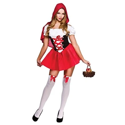 Image of Adult Womens Little Red Riding Hood Fancy Dress Costume Large (UK 18 20)