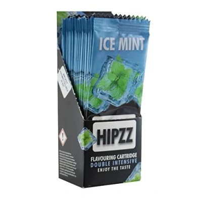 Image of Hipzz Ice Mint Aroma Flavour Card in Box of 20