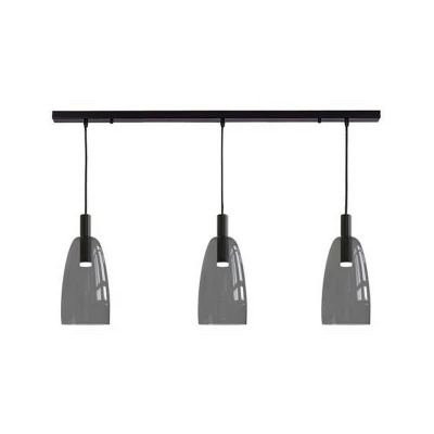 Image of Geri Ceiling Pendant Bar Light LED 3x 5W 3000K Black