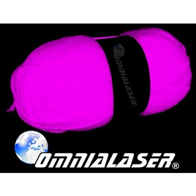Image of OmniaLaser OL UVWOOLPINK Wool Reagent to Wood Lights, UV, Glow Party Fluo Ball, Pink