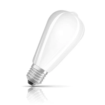 Image of Ledvance ST64 LED Light Bulb E27 6.5W (55W Eqv) Warm White Filament