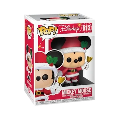 Image of Funko Pop! Vinyl Disney: Holiday Mickey Mouse Disney Standard Characters Collectable Figure Gift Idea Official Merchandise Toys for Kids &amp; Adults TV Fans