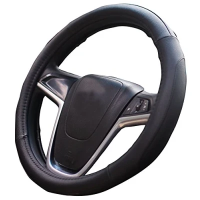 Image of Mayco Bell Car Steering Wheel Cover 15 inch Comfort Durability Safety (Black)