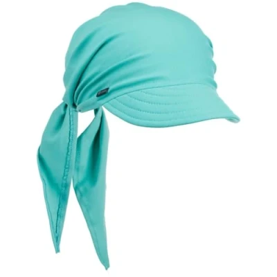 Image of Lipodo Bandana Cap Women Made in Italy Sun Summer Cotton with Peak Spring One Size Grey
