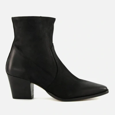 Image of Dune London Womens Ladies Pastern Low Boots Black Leather Size UK 6