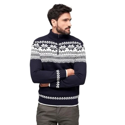 Image of Brandit Troyer Norweger Jumper, Men&#039;s, Size: 4XL, Navy