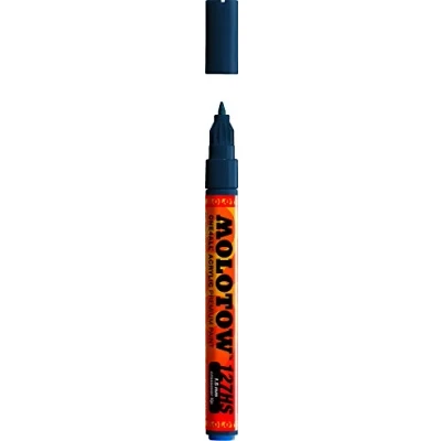 Image of Molotow ONE4ALL Acrylic Marker, 2 mm, Shock Blue, 1 Piece (127.205) Paint Marker 1.5 mm Petrol
