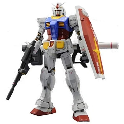 Image of BANDAI BAN183655 Rx 78 2 MG Model Kit, from Mobile Suit Gundam (Version 3.0) Plastic, Multi_Color