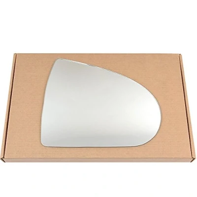 Image of Less4spares Wing Mirror Glass Right Compatible with Mitsubishi Colt 2004 2012 STICK ON Driver Off Side Convex