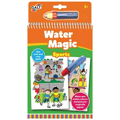 Image of Galt, Water Magic Sports, Colouring Books for Children, Ages 3 years Plus