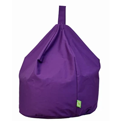 Image of Child Size Bean Bag With Beans Purple
