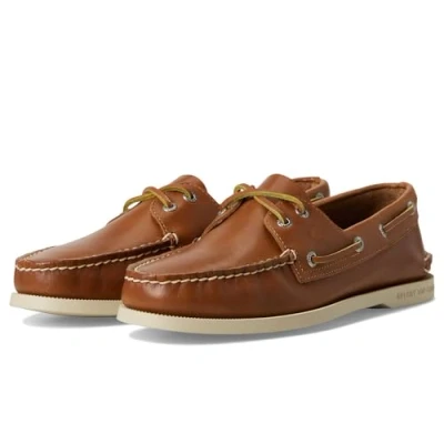 Image of Sperry Authentic Original 2 Eye Full Grain Leather Men&#039;s Boat Shoes