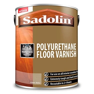 Image of Sadolin Polyurethane Floor Varnish 5 litre Satin