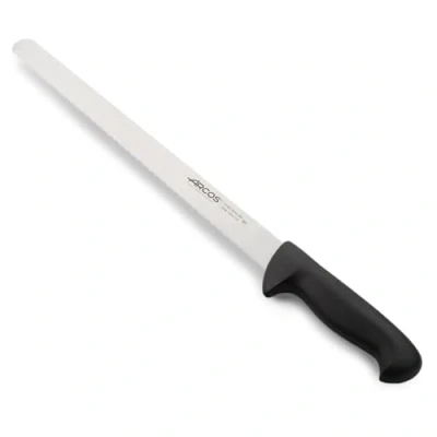 Image of Arcos Series 2900 Pastry Knife Cake Blade Nitrum Stainless Steel 14&quot; Handle Polypropylene Black Color