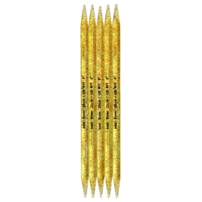 Image of Addi Double Pointed Needles, Champagne Plastic, 25cm, 15mm