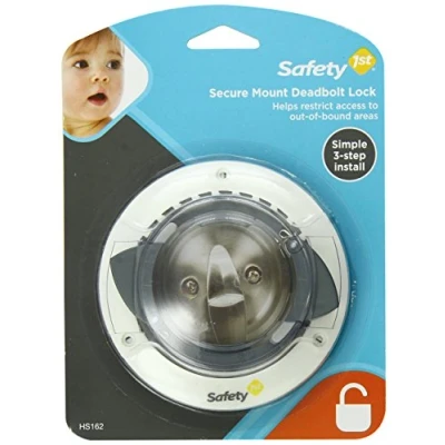Image of Safety 1st Secure Mount Deadbolt Lock,White