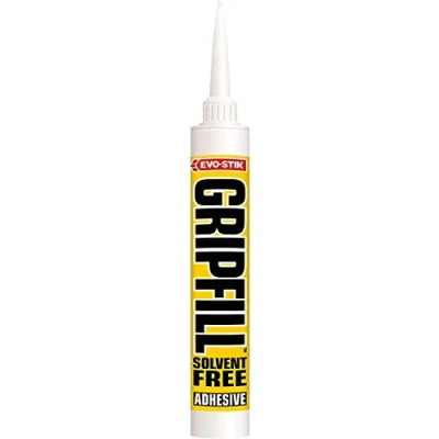 Image of Evo Stik 2 X EVOGRIPYELL Grip Fill Yellow Solvent Free Adhesive