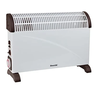 Image of YORKSHIRE HOMWARE 2KW Portable Convector Heater 3 Adjustable Heat Settings Fast Heating Space Manual Thermostat For Living Room, Home, Office (Convector with Timer)