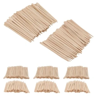 Image of JOIKIT 2000 PCS Eyebrow Wax Sticks, 2 Style Wooden Spatulas, Wood Applicator Stick for Face