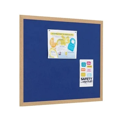 Image of Eco Notice Boards 1200mm x 900mm Blue