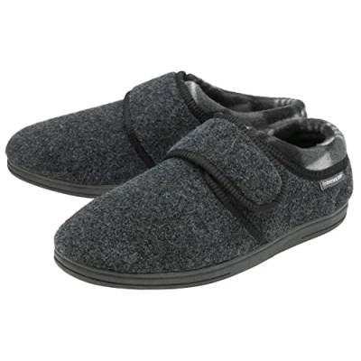 Image of Dunlop Mens Velcro Slippers for Men