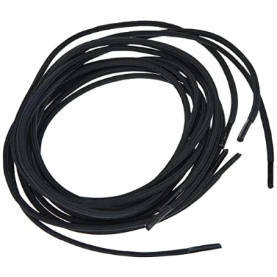 Image of NRS Healthcare Elastic Shoe Laces Pair, Pack of 3 Black