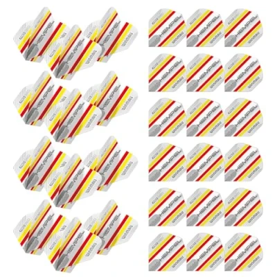 Image of WINMAU Prism Alpha Florian Hempel 85 Design Specialist Player dart flights 10 sets per pack (30 in total)