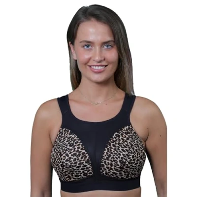 Image of Ladies Sports Bra (with Extender) LG555 Animal Print 42H