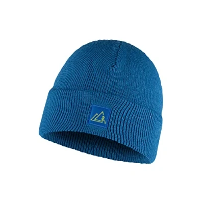Image of Buff Knitted Beanie FRINT AZURE Unisex One size