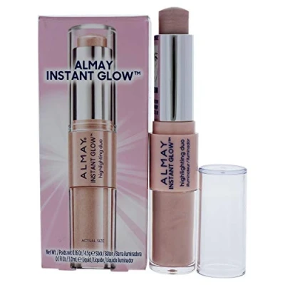 Image of ALMAY Instant Glow Highlighting Duo, Soft 0.1 fl. oz./0.16 oz.