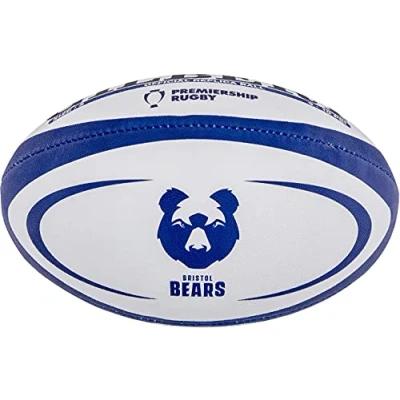 Image of Gilbert Bristol Bears Rugby Replica Ball Mini Size 1