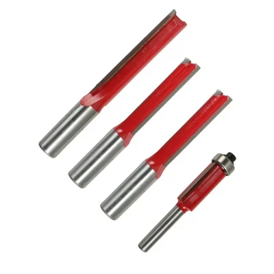 Image of Rolson 48578 4pc TCT Kitchen Worktop Router Bit Set