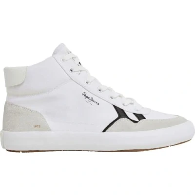 Image of Pepe Jeans Men&#039;s Travis City Sneaker, White (White), 6 UK