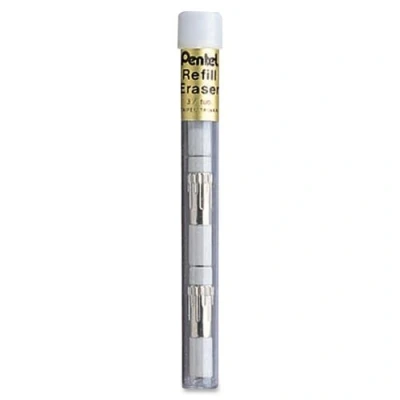 Image of Pentel Z2 1 Refill Erasers Tubes of 4 ,White [Pack 12]