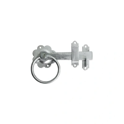 Image of 3x TIMCO Ring Gate Latch Plain Hot Dipped Galvanised RGL6GP