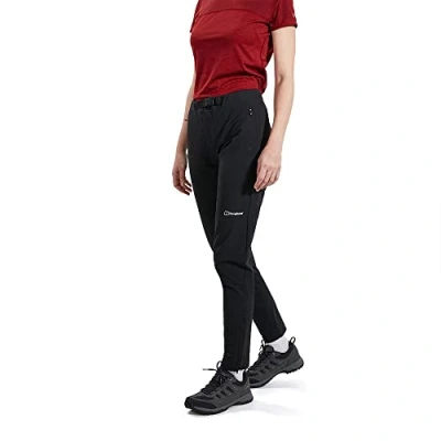 Image of Berghaus Women&#039;s Tirrios Softshell Walking Trousers Pants, Black, 18